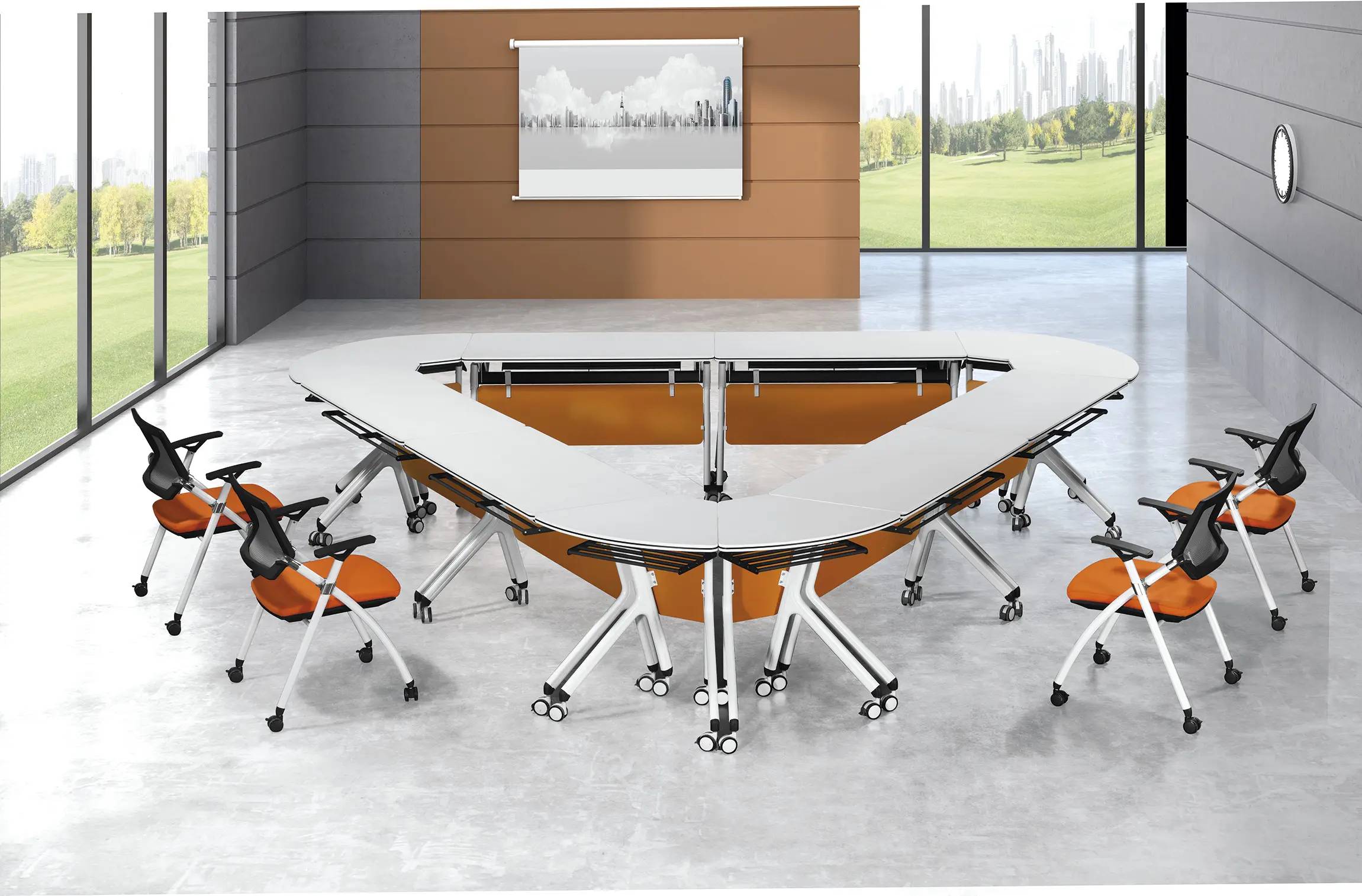 Transform Your Work Life with Training Desk Design